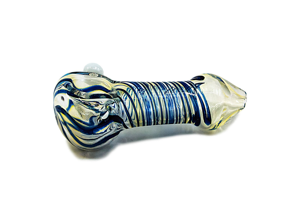 4" Swirly Glass Hand Pipe