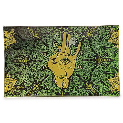 Afghan Hemp Glass Tray
