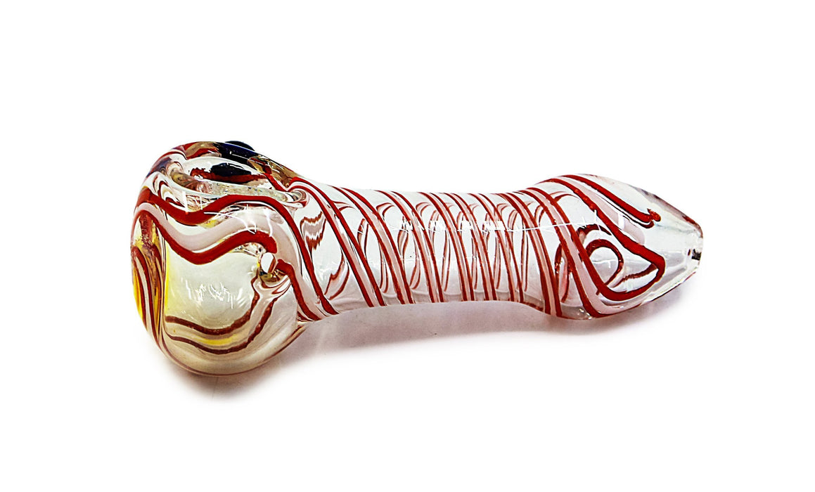 4" Swirly Glass Hand Pipe