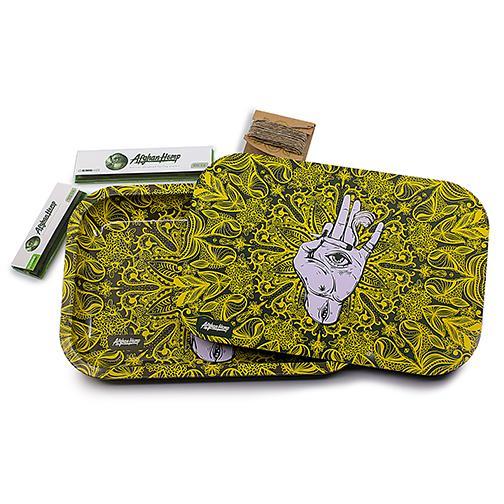 Afghan Hemp - Metal Tray Kit w/ Magnetic Lid [2020 colors]